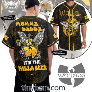 The Killa Beez Wu-tang Clan Customized Baseball Jersey