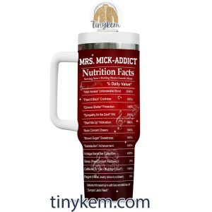 The Rolling Stones Nutrition Fact Customized 40 Oz Tumbler2B4 f42Wr