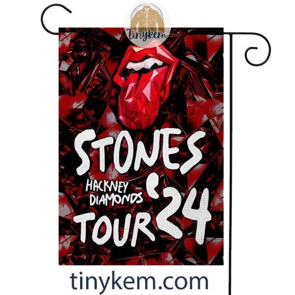 The Rolling Stones Tour 24 Garden House Flag