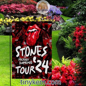 The Rolling Stones Tour 24 Garden House Flag2B5 evlQT