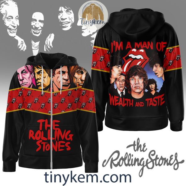 The Rolling Stones Zipper Hoodie: I’m A Man Of Wealth and Taste