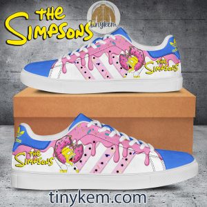 The Simpsons Donut Leather Skate Shoes2B4 rA6yh
