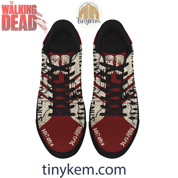 The Walking Dead Leather Skate Shoes