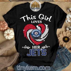 This Girl Loves Her Jets Tshirt