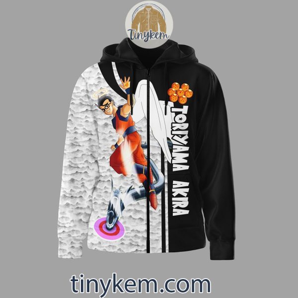 Toriyama Akira Zipper Hoodie: Thank You And Goodbye Master