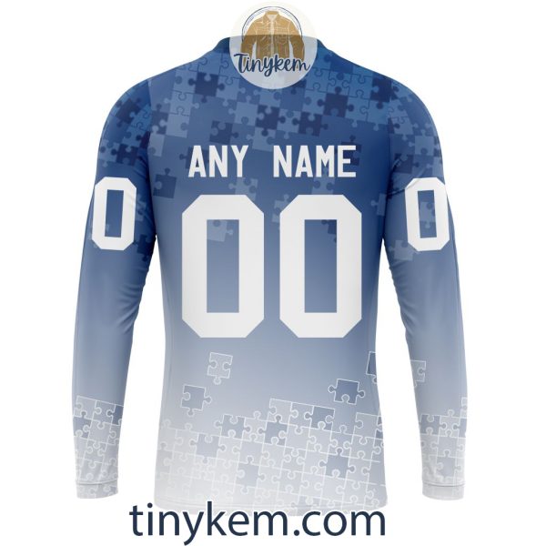 Toronto Maple Leafs Customized Tshirt, Hoodie With Autism Awareness 2024 Design