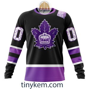 Toronto Marlies Hockey Fight Cancer Hoodie Tshirt2B4 dscHe