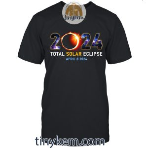 Solar Eclipse April 8 Shirt: Hello Darkness My Old Friend