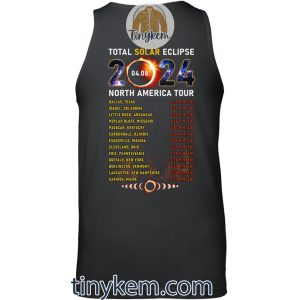 Total Solar Eclipse April 2024 Shirt With Two Sides Printed2B3 opwin