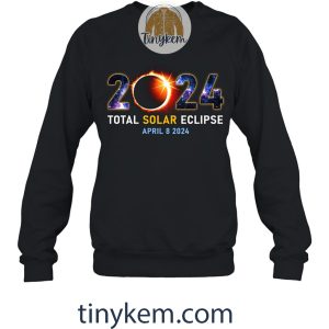 Total Solar Eclipse April 2024 Shirt With Two Sides Printed2B7 i3EIN