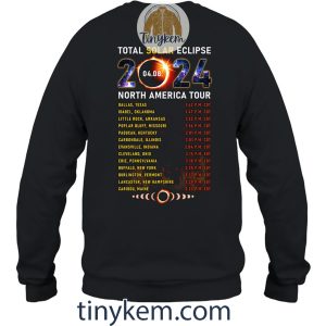 Total Solar Eclipse April 2024 Shirt With Two Sides Printed2B8 oPcJ3