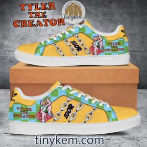 Tyler the Creator Leather Skate Shoes2B3 njf5T
