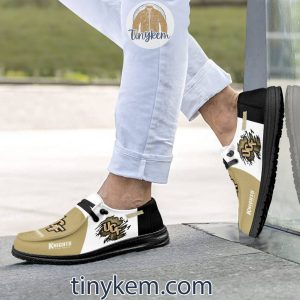 UCF Knights Customized Canvas Loafer Dude Shoes2B11 RvK9q