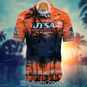 UTSA Roadrunners Summer Coconut Hawaiian Shirt2B3 WnEMH