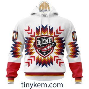 Utica Comets Native Pattern Design Hoodie, Tshirt, Sweatshirt