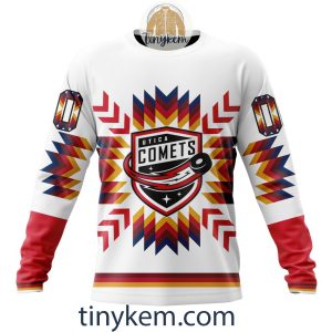 Utica Comets Native Pattern Design Hoodie Tshirt Sweatshirt2B4 xRwWn