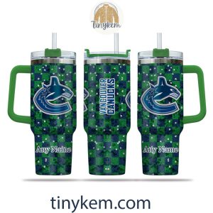 Vancouver Canucks Customized 40oz Tumbler With Plaid Design2B4 8D2dH