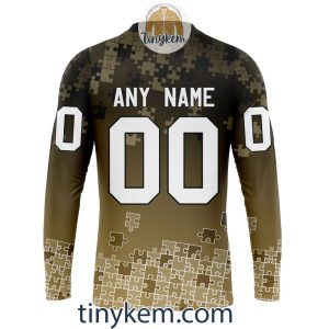 Vegas Golden Knights Customized Tshirt Hoodie With Autism Awareness 2024 Design2B5 ysppV