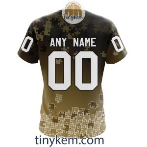 Vegas Golden Knights Customized Tshirt Hoodie With Autism Awareness 2024 Design2B7 fE9Sf