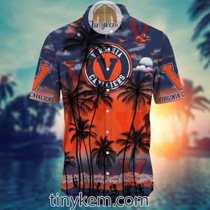 Virginia Cavaliers Summer Coconut Hawaiian Shirt