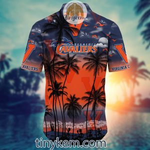 Virginia Cavaliers Summer Coconut Hawaiian Shirt2B3 xnP7Z