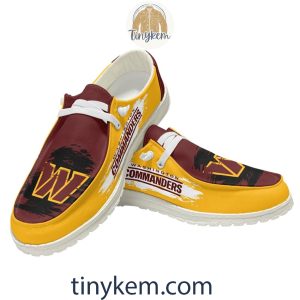 Washington Commanders Dude Canvas Loafer Shoes2B3 Xvxux