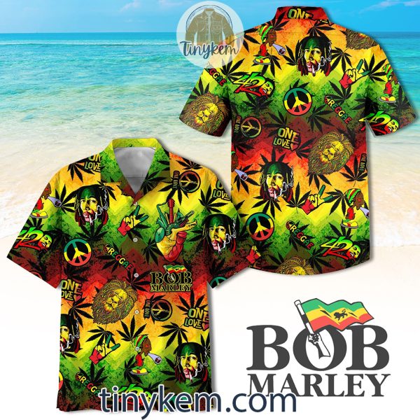 Weed Bob Marley Hawaiian Shirt