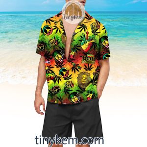 Weed Bob Marley Hawaiian Shirt2B3 FrVCQ