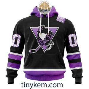 Wilkes-Barre/Scranton Penguins Hockey Fight Cancer Hoodie, Tshirt