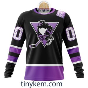 Wilkes Barre Scranton Penguins Hockey Fight Cancer Hoodie Tshirt2B4 uoFA7