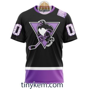 Wilkes Barre Scranton Penguins Hockey Fight Cancer Hoodie Tshirt2B6 wgcc9