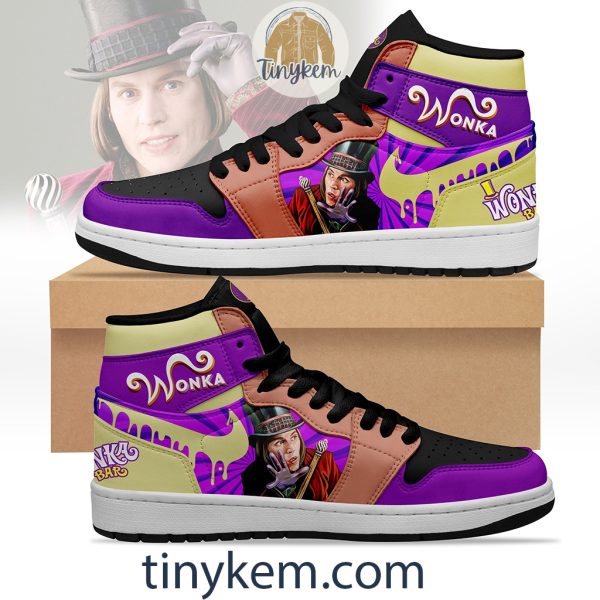 Willy Wonka Air Jordan 1 High Top Shoes