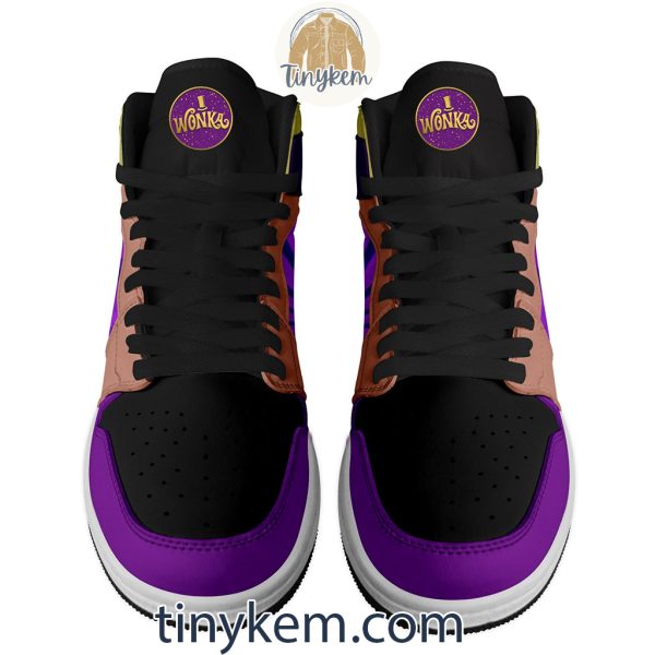 Willy Wonka Air Jordan 1 High Top Shoes