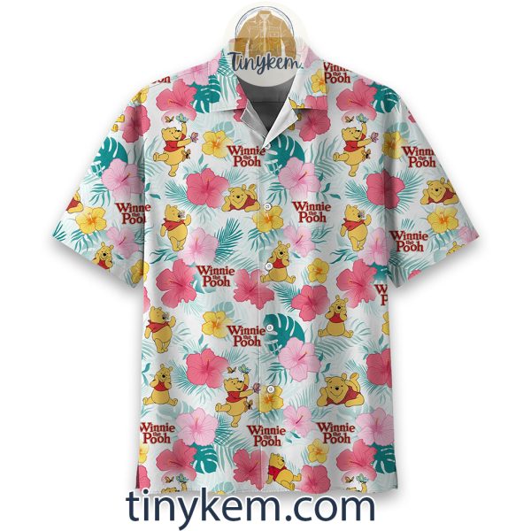 Winnie the Pooh Flowers Hawaiian Shirt