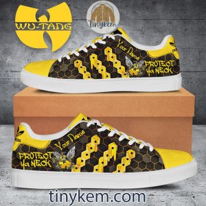 Wu tang Clan Customized Leather Skate Shoes Protect Ya Neck2B3 Uq6Ln
