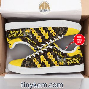 Wu tang Clan Customized Leather Skate Shoes Protect Ya Neck2B4 pE5RW