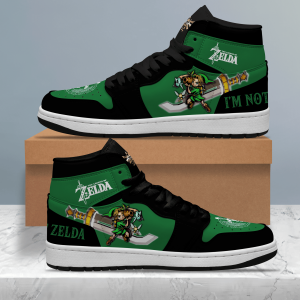Zelda Link Air Jordan 1 High Top Shoes