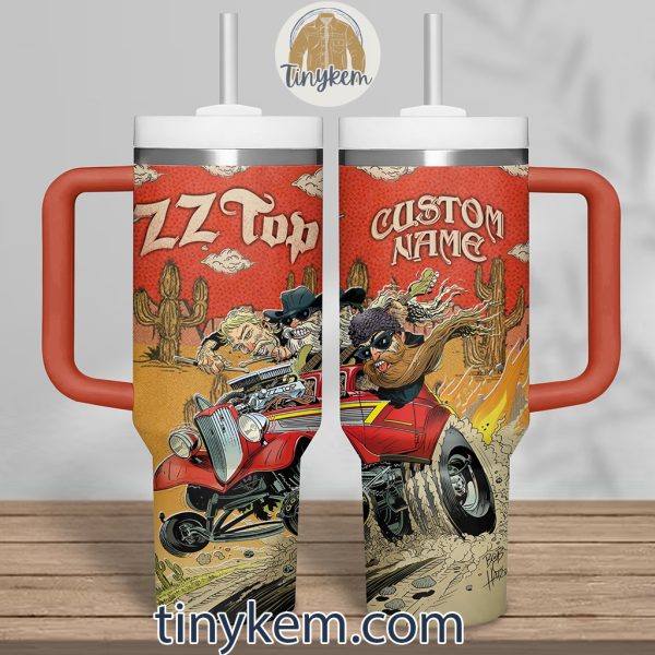 Zz Top Custom Name 40Oz Tumbler