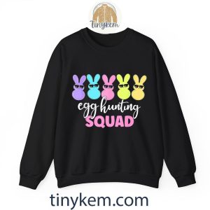 egg hunting squad crew family happy easter bunny womens tshirt 6 wdsFU