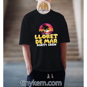 lloret de mar party crew beach vacation tshirt 3 Swms1