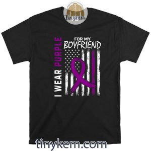 Lupus Awareness Month Boyfriend USA Flag Invisible Illness Shirt