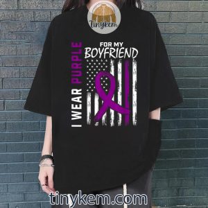 lupus awareness month boyfriend usa flag invisible illness tshirt 4 Mpcjr