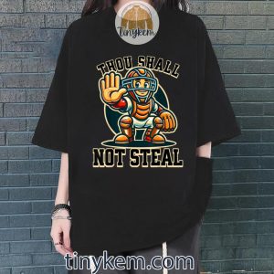 thou shall not steal baseball tshirt 4 Hp77O