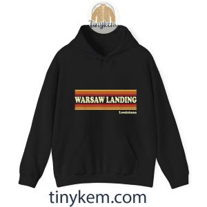 vintage 1980s graphic style warsaw landing louisiana tshirt 5 gAD6o