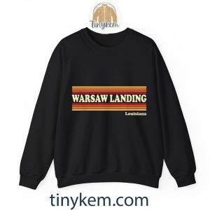 vintage 1980s graphic style warsaw landing louisiana tshirt 6 w672k