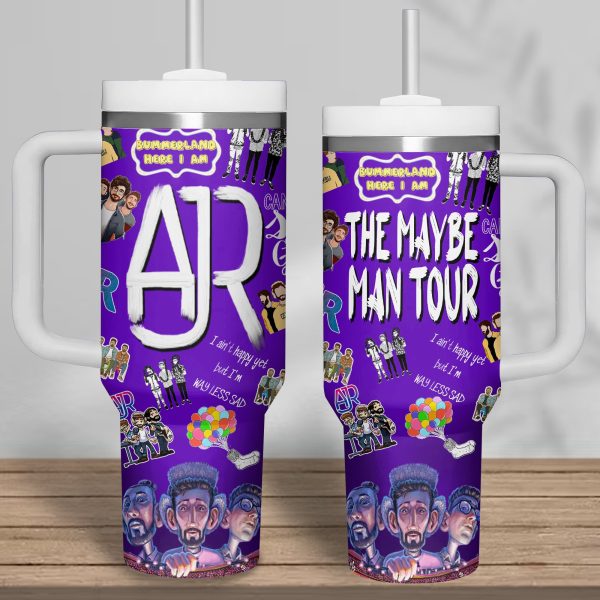 AJR Band Customied 40Oz Tumbler: The Maybe Man Tour