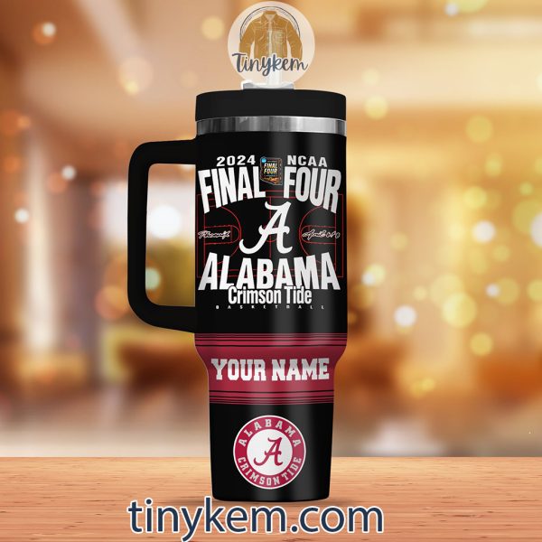 Alabama Basketball 40 Oz Tumbler: Final Four NCAA 2024