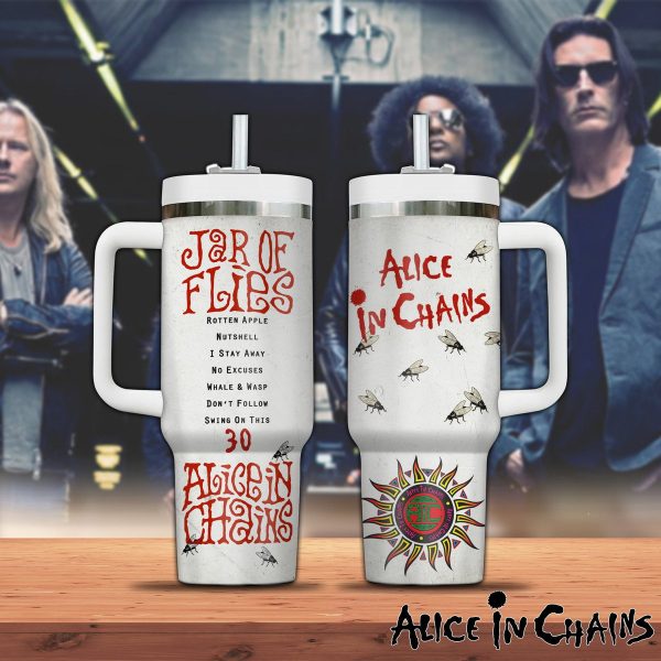 Alice In Chains 40Oz Tumbler: Jar Of Flies