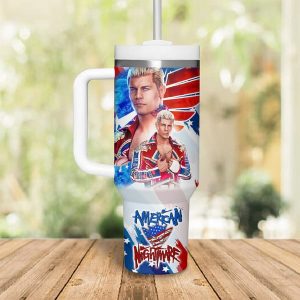 American Nightmare Cody Rhodes 40 Oz Tumbler