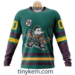 Anaheim Ducks Customized Hoodie Tshirt Sweatshirt With Heritage Design2B4 TWs2P